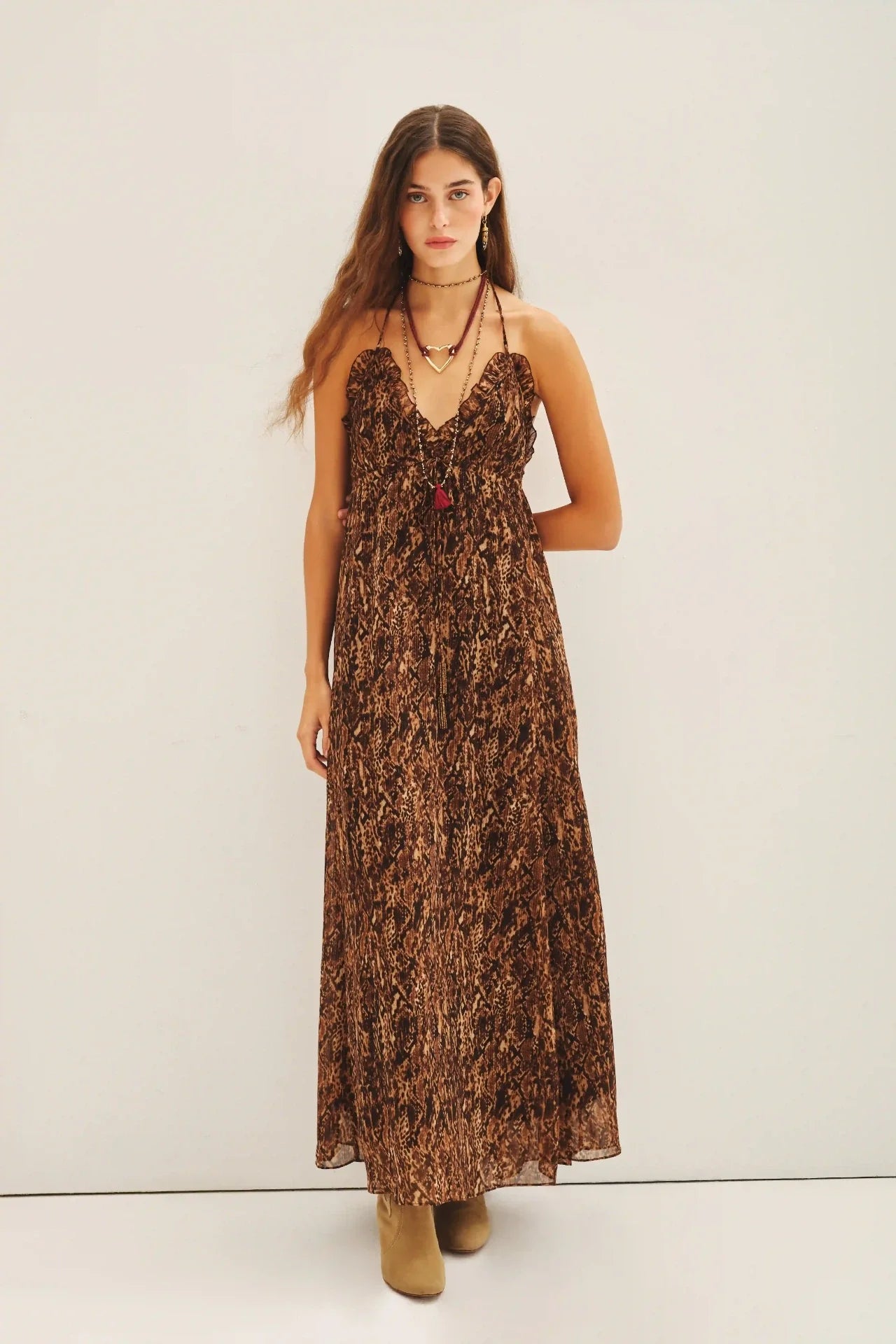 Vestido suki reptil